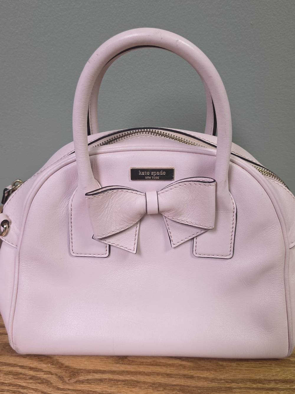 kate spade Pink Bow Leather Satchel